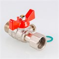 Кран шаровой VALTEC для подключения  манометра, 1/2''нар. -1/4''вн.  (VT.806.N.0402) VT.806.N.0402