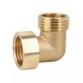 Угольник латунный с накидной гайкой 1/2"x1/2" нар. резьба VRDN5-1515 - фото 23937