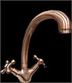 SMS LUX Смеситель толст. корп, высокий излив. ''Крест'' (8595/1 Red Copper) 13035