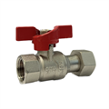 Кран шаровой прямой с накидной гайкой 3/4''х3/4" внутр. резьба SMS-1042 1040-3/4