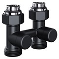 Узел прямой нижнего подключения Royal Thermo Design 1/2"х3/4" EK (черный) RANDP11234BL - фото 24285