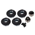 Комплект монтажный для радиатора Royal Thermo 1”х 1/2" черный RT1/2B - фото 24288