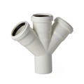 Крестовина PRIME  50/50/50х45° для вн. малошумной канализ. VALFEX 27105050PR