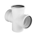 Крестовина PRIME 110/110/110х90° для вн. малошумной канализ. VALFEX 27211110PR