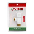 Вентиль с кран-буксой угловой 1/2"х1/2" VIEIR VER36-F белый VER36-F