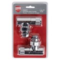 Набор дизайн-вентилей Royal Thermo PIANO, угловой (хром) 1/2" RTE 50.028