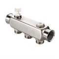 Коллектор из нержав. стали VALTEC SQ, шаг 50 мм 1"x3/4"(Евроконус) 5 выходов VTc.505.SQ.060505