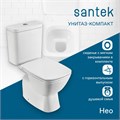 Унитаз-компакт Santek ''Нео'', 2-режим. арматура, микролифт, горизонтальный выпуск 1.WH30.2.470