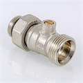Кран для нижнего подкл. радиатора 1/2" х 3/4, "евроконус" VT.345R.N.05